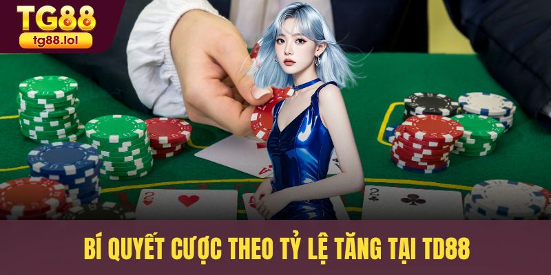 Bí quyết cược theo tỷ lệ tăng tại TD88